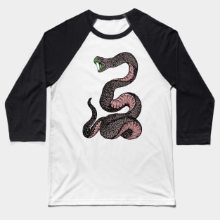 Edna the Snake (Full-Body) Baseball T-Shirt